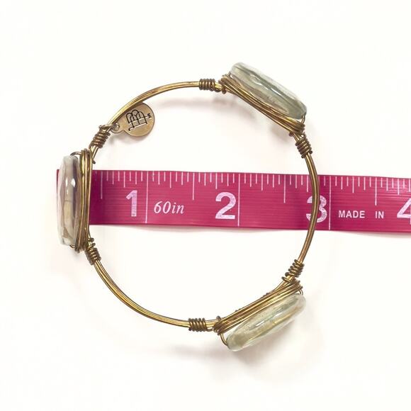 Bourbon and Boweties Stone Bangle - Picture 6 of 7
